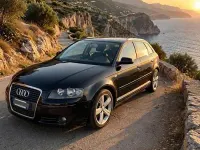 Usata Audi A3 Ambition 105 CV (77 kW) 2007 Nero Utilitaria