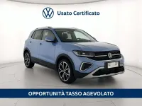 Usata VW T-Cross Style 116 CV (85 kW) 2024 Clear blue metallizzato SUV