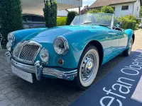 Usata MG MGA 72 CV (52 kW) 1959 Blu Cabrio