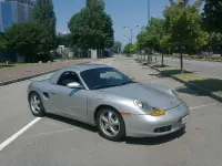 Usata Porsche 986 Boxster 204 CV (150 kW) 1997 Argento Cabrio