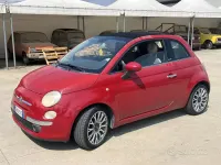 Usata Fiat 500 69 CV (50 kW) 2010 Rosso Cabrio