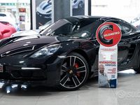 Usata Porsche 718 Cayman S Chrono 350 CV (257 kW) 2018 Nero metallizzato Coupé