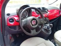 Usata Fiat 500 75 CV (55 kW) 2009 Rosso Cabrio