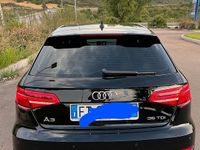 Usata Audi A3 150 CV (110 kW) 2018 Nero Berlina
