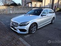 Begagnad Mercedes C220 AMG line 170 HK (125 kW) 2017 Grå Kombi