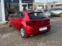 Usata VW Polo 80 CV (58 kW) 2022 Rosso Utilitaria