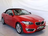 Usata BMW 220 Luxury Line 190 CV (139 kW) 2015 Rosso Cabrio