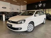Usata VW Golf Trendline 105 CV (77 kW) 2011 Bianco Station wagon