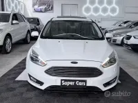 Usata Ford Focus Titanium 125 CV (91 kW) 2018 Bianco Berlina