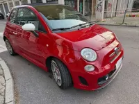 Usata Abarth 595C 140 CV (102 kW) 2013 Rosso Cabrio