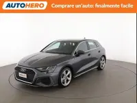 Usata Audi A3 S-Line 150 CV (110 kW) 2021 Grigio Berlina