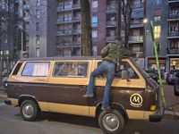 Usata VW Caravelle 1987 Marrone Monovolume