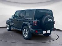 Usata Jeep Wrangler Unlimited Sahara 200 CV (147 kW) 2020 Nero SUV