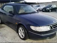 Usata Saab 900 Cabriolet 131 CV (96 kW) 1996 Blu Cabrio