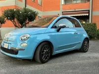Usata Fiat 500C 86 CV (63 kW) 2010 Blu/azzurro Cabrio