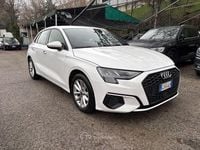 Usata Audi A3 Advanced 116 CV (85 kW) 2022 Bianco Berlina