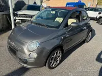 Begagnad Fiat 500C Lounge 69 HK (50 kW) 2015 Grå Cab