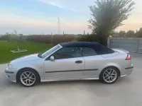 Usata Saab 9-3 Aero 209 CV (153 kW) 2004 Argento Cabrio