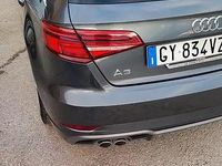Usata Audi A3 S-Line 150 CV (110 kW) 2018 Grigio Berlina