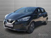Usata Nissan Micra Acenta 90 CV (66 kW) 2017 Nero Utilitaria