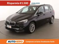 Usata BMW 218 Gran Tourer Luxury Line 150 CV (110 kW) 2021 Nero Monovolume