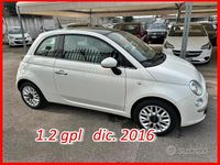 Usata Fiat 500 Lounge 69 CV (50 kW) 2016 Bianco Berlina