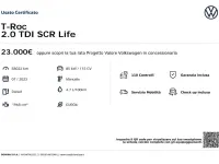 Usata VW T-Roc Life 116 CV (85 kW) 2023 Grigio SUV