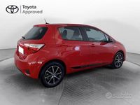 Usata Toyota Yaris Hybrid Active 101 CV (74 kW) 2019 Rosso Berlina