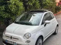 Begagnad Fiat 500 Lounge 75 HK (55 kW) 2010 Vit Halvkombi