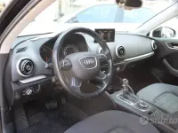 Usata Audi A3 Attraction 110 CV (80 kW) 2015 Nero Berlina