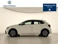 Usata VW Polo Life 80 CV (58 kW) 2023 Bianco Utilitaria