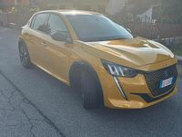 Usata Peugeot 208 GT 100 kW (136 CV) 2021 Giallo Utilitaria