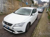 Usata Seat Leon 110 CV (80 kW) 2015 Bianco Berlina