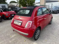Usata Fiat 500 Lounge 69 CV (50 kW) 2010 Rosso Cabrio