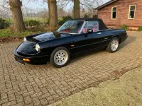 Usata Alfa Romeo Spider 120 CV (88 kW) 1991 Nero Cabrio