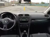 Usata VW Golf VI 105 CV (77 kW) 2010 Nero Utilitaria