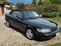 Usata Saab 900 Cabriolet 185 CV (136 kW) 1995 Verde Cabrio