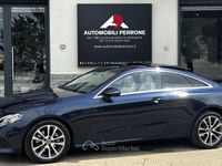 Usata Mercedes E220 194 CV (142 kW) 2018 Blu Coupé