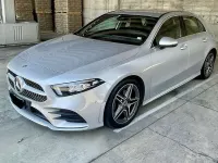 Usata Mercedes A180 AMG line 136 CV (100 kW) 2021 Argento Berlina