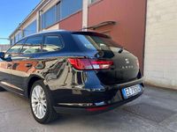 Usata Seat Leon ST Style 110 CV (80 kW) 2015 Nero Station wagon