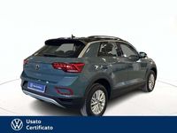 Usata VW T-Roc Life 150 CV (110 kW) 2024 Blu pastello SUV
