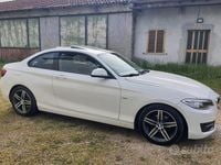 Usata BMW 218 Sport Line 2015 Bianco Coupé