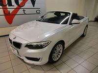 Usata BMW 218 Advantage 150 CV (110 kW) 2016 Bianco perla metallizzato Cabrio