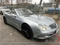 Usata Mercedes SL500 Elegance 306 CV (225 kW) 2002 Blu Cabrio