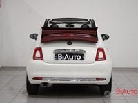 Usata Fiat 500C Lounge 69 CV (50 kW) 2018 Bianco Cabrio