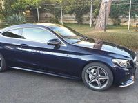 Usata Mercedes C220 Premium 170 CV (125 kW) 2018 Blu/azzurro Coupé