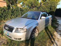 usata Audi A4 Cabriolet 2.5 V6 tdi 163cv Pelle e cappotta nuovi ASI