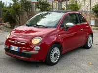 Usata Fiat 500 69 CV (50 kW) 2009 Rosso Cabrio