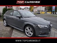 Usata Audi A3 Sportback S-Line 149 CV (109 kW) 2019 Grigio Utilitaria