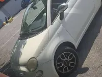 Usata Fiat 500C Lounge 69 CV (50 kW) 2009 Bianco Cabrio